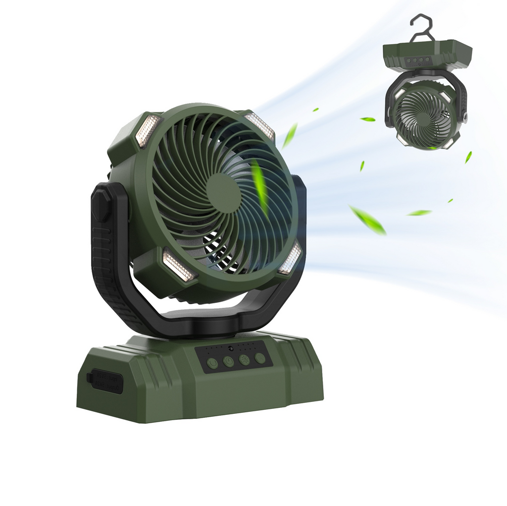 Outdoor Household Power Bank LED Light Camping Fan - HomeVista Furniture's Llc