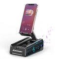 2-in-1 Phone Stand with Bluetooth Speaker – Adjustable Desk Stand, HD Sound, Hands-Free Calling - HomeVista Furniture's Llc