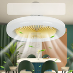 LED Ceiling Fan Light with Remote Control – 36W Modern Flush Mount, 5 Colors - HomeVista Furniture's Llc