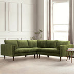 Napa Velvet Corner Sectional Sofa