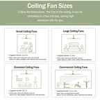 Metal Ceiling Fan - HomeVista Furniture's Llc