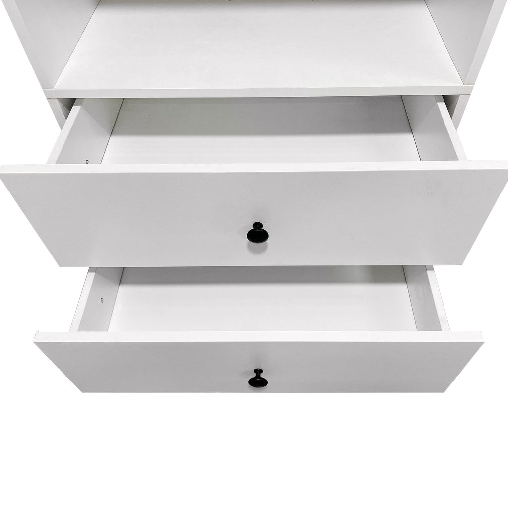 C1 Modular Wooden Closet Organizer System - HomeVista Furniture's Llc
