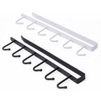 Metal Hooks Storage Shelf for Kitchen and Bathroom Organizer - HomeVista Furniture's Llc