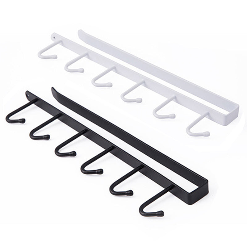 Metal Hooks Storage Shelf for Kitchen and Bathroom Organizer - HomeVista Furniture's Llc