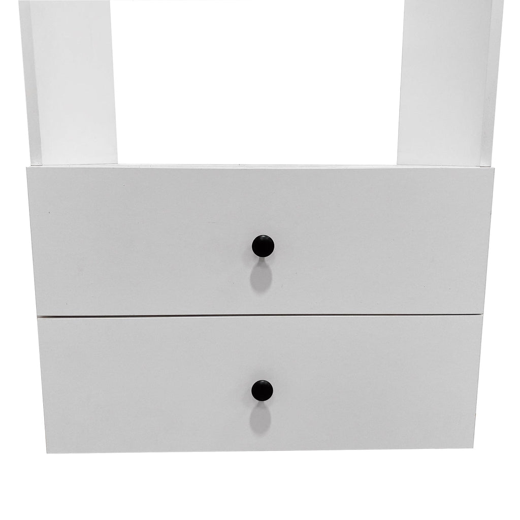 C1 Modular Wooden Closet Organizer System - HomeVista Furniture's Llc