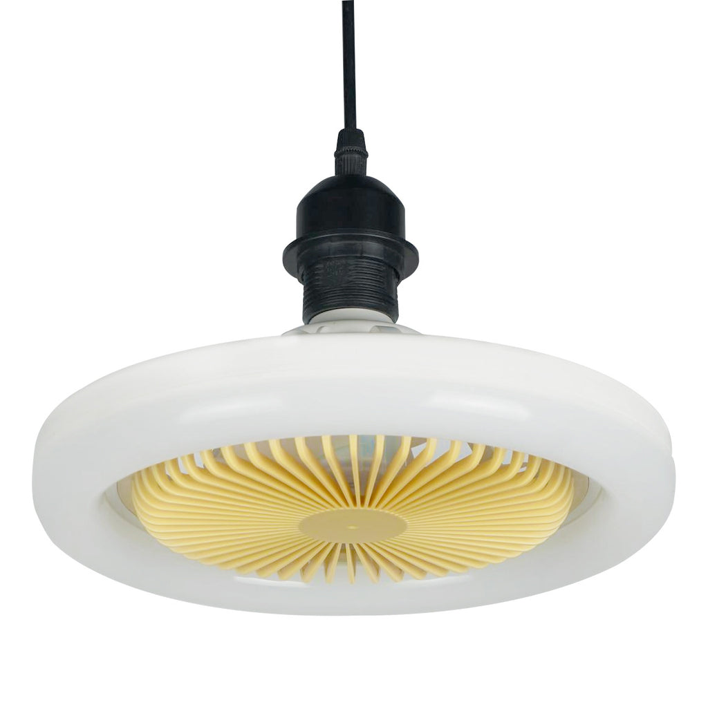 LED Ceiling Fan Light with Remote Control – 36W Modern Flush Mount, 5 Colors - HomeVista Furniture's Llc
