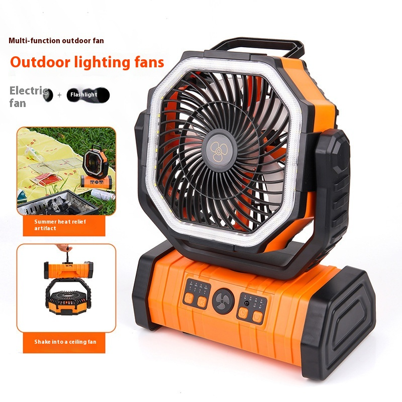 Outdoor Household Power Bank LED Light Camping Fan - HomeVista Furniture's Llc