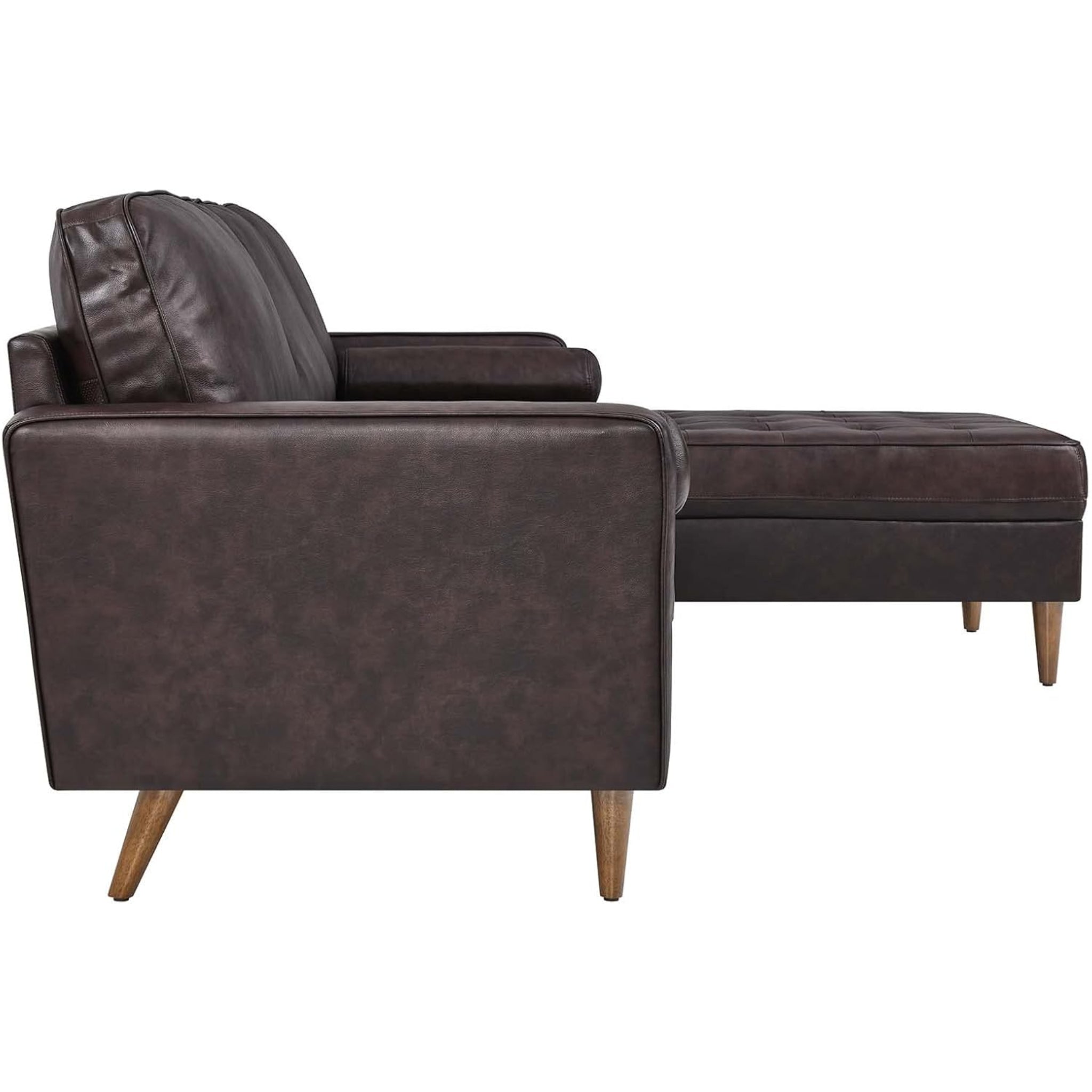 Valour Sectional, 98" Sofa, Brown