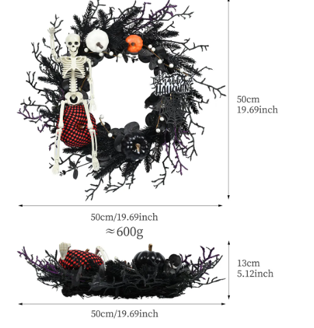 Halloween Wreath Decorations - HomeVista Furniture's Llc
