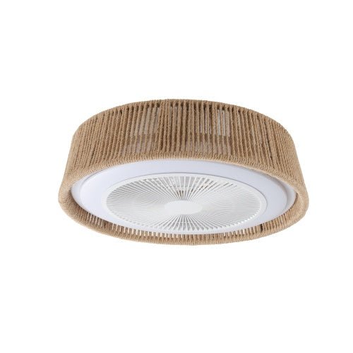 Bohemian Style LED Dimmable Ceiling Light With Built-in Fan - Remote Control - HomeVista Furniture's Llc