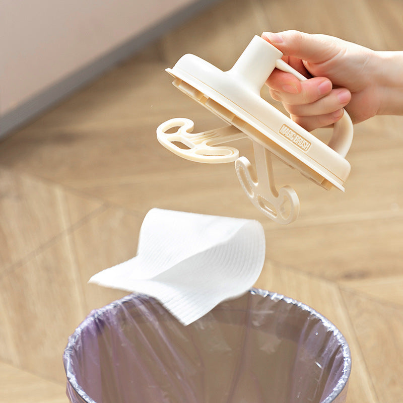 Kitchen Bathroom Toilet Cleaning Magic Brush Glass Wall Cleaning Bath Brush Handle Cleaning Rag Ceramic Window Slot Clean Brush Kitchen Gadgets - HomeVista Furniture's Llc