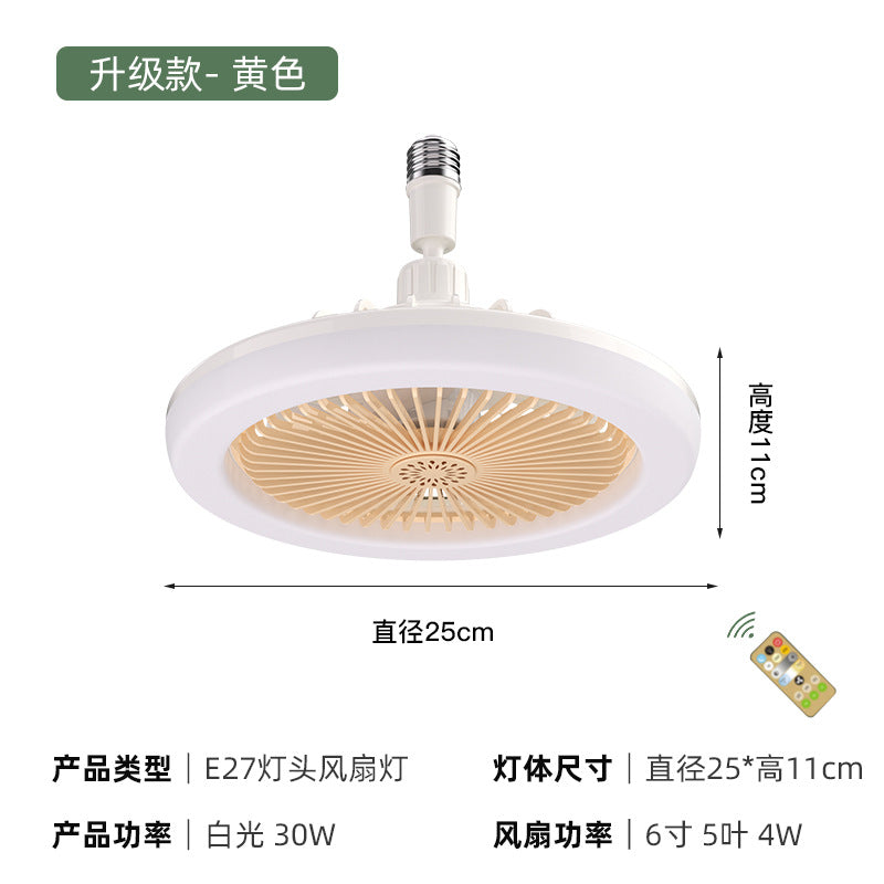 Aromatherapy Ceiling Fan with LED Light & Remote Control – 30W Modern Flush Mount - HomeVista Furniture's Llc