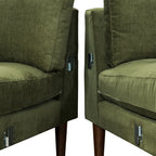Napa Velvet Corner Sectional Sofa