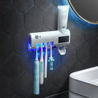 UV Toothbrush Sterilizer & Wall-Mounted Holder with UV Sanitizer - HomeVista Furniture's Llc