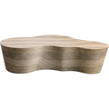 Slab Faux Travertine Coffee Table