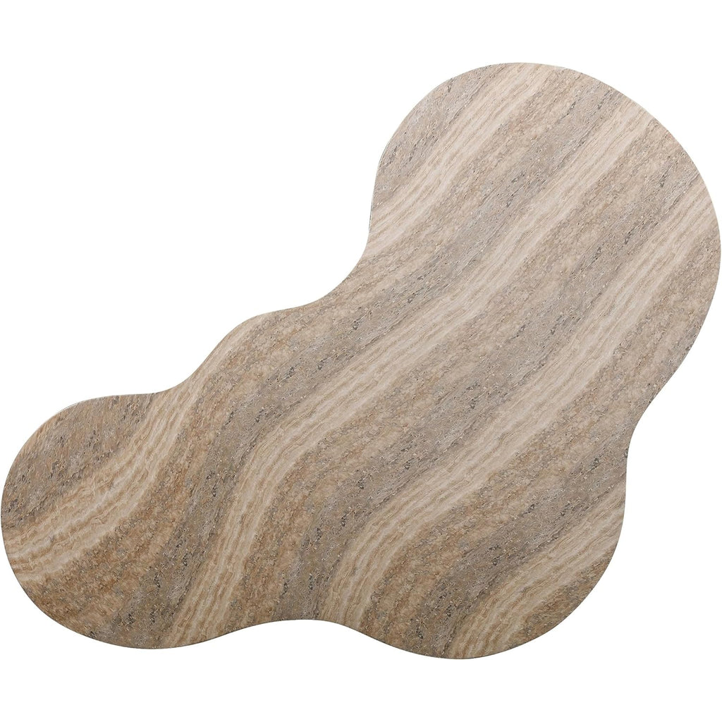 Slab Faux Travertine Coffee Table