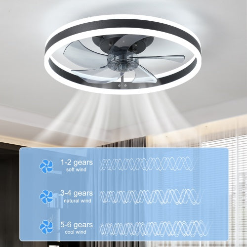 Ceiling Fan With Lighted Dimmable LEDs - HomeVista Furniture's Llc