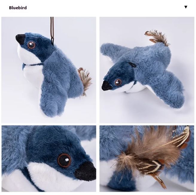 Flapping Bird Cat  Toy - HomeVista Furniture's Llc