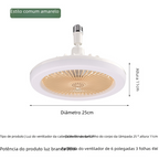 Aromatherapy Ceiling Fan with LED Light & Remote Control – 30W Modern Flush Mount - HomeVista Furniture's Llc