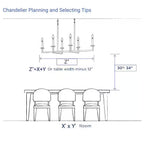 14-Lights Gold Luxury Crystal Linear Chandelier, Modern Tree Branch Chandelier for Dinning Room, Kitchen, Living Room