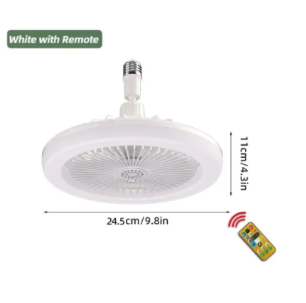 LED Ceiling Fan with Remote Control and Adjustable Light - HomeVista Furniture's Llc