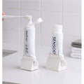Toothpaste Roller Squeezer Set of 2 Rolling Tube Toothpaste Holder Stand Bathroom Organizer (White) (2Pack-White) - HomeVista Furniture's Llc