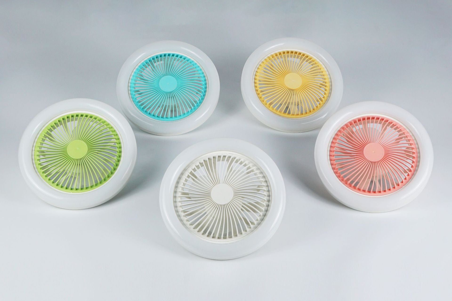 LED Ceiling Fan Light with Remote Control – 36W Modern Flush Mount, 5 Colors - HomeVista Furniture's Llc