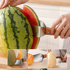 New Watermelon Splitter Watermelon Cutting Artifact 430 Stainless Steel Cutting Piece Splitter Household Melon Triangle Cutting Knife Fruit Knife Kitchen Gadgets - HomeVista Furniture's Llc