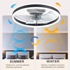 Ceiling Fan With Lighted Dimmable LEDs - HomeVista Furniture's Llc