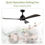Metal Ceiling Fan - HomeVista Furniture's Llc